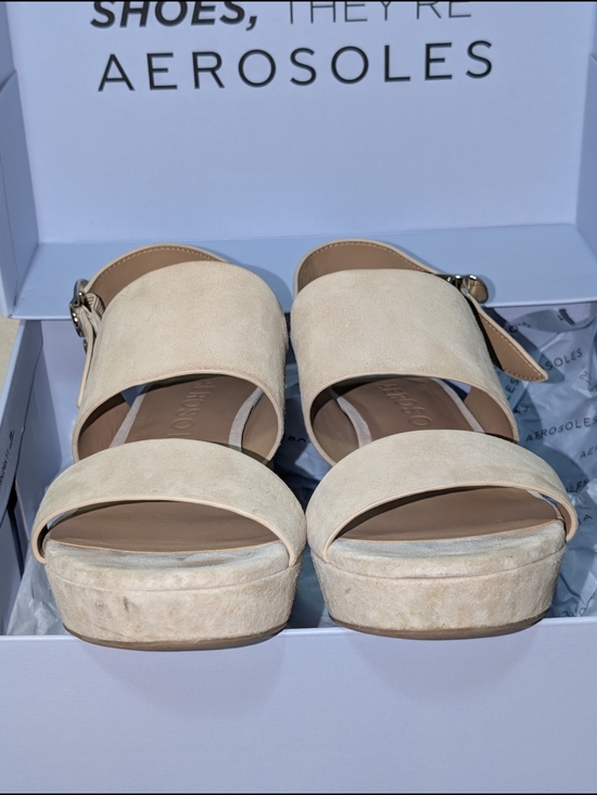 Aerosoles Camera Platform Sandals Size 10 - Picture 4 of 9
